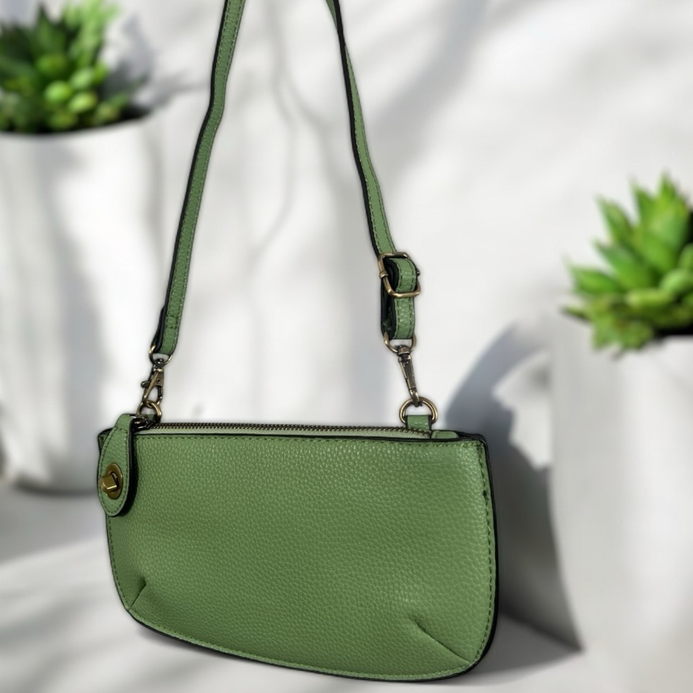 Joy Susan Green Crossbody Bag